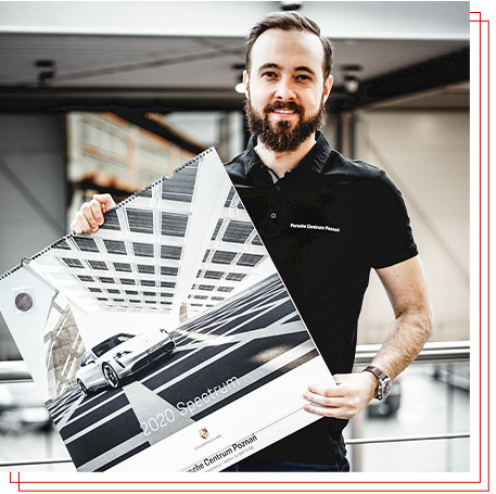 Kalendarz ścienny Porsche na rok 2020